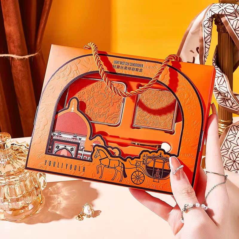 Make up Sets Eyeliner Pencil Eyeshadow Highlighter Shadows Face Powder Foundation Concealer Lipstick Wholesale Cosmetic Gift Box